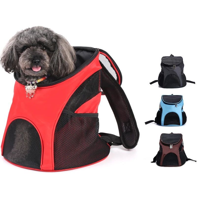 Mochila transportadora transpirable para perros y gatos pequeños