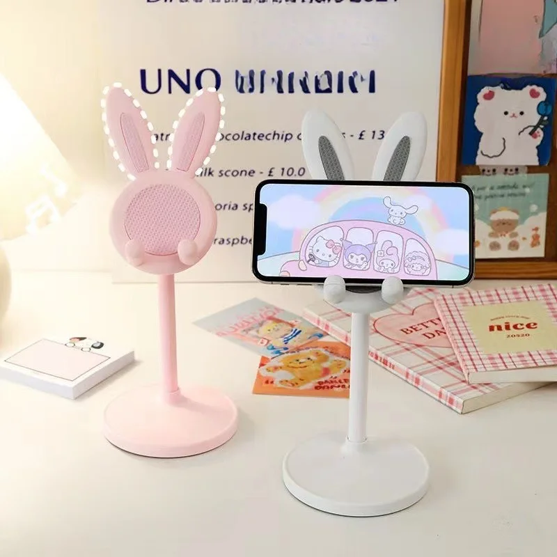 Soporte de Escritorio Ajustable para Celular con Diseño de Conejo - Imagen 6