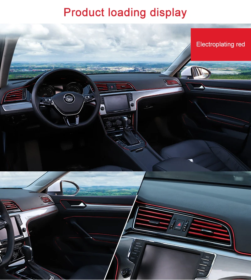 Moldura Decorativa Flexible de 3 Metros para Interior de Automóvil - Imagen 2