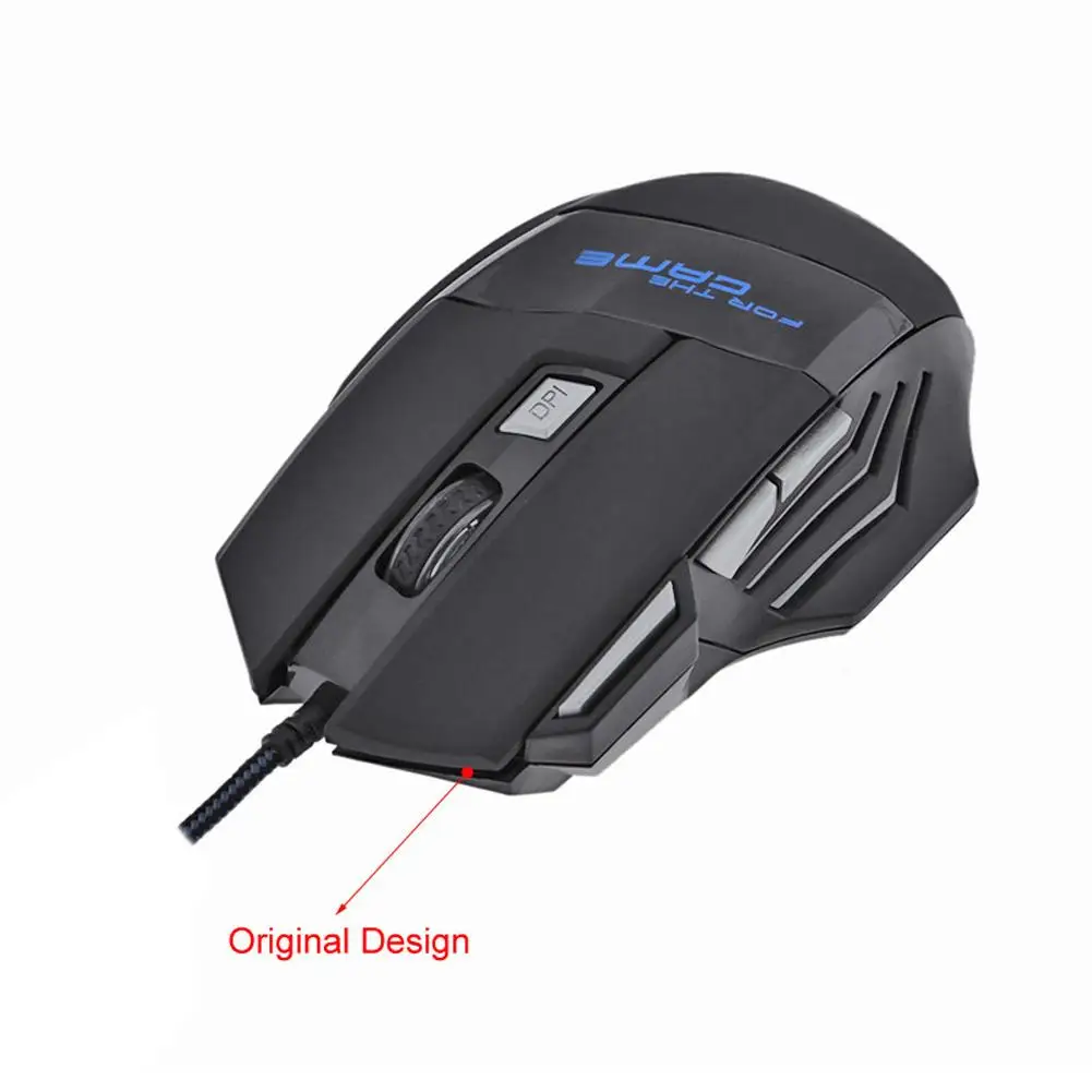 Mouse Gamer USB con Cable, 7 Botones, Iluminación RGB y DPI Ajustable - Imagen 3