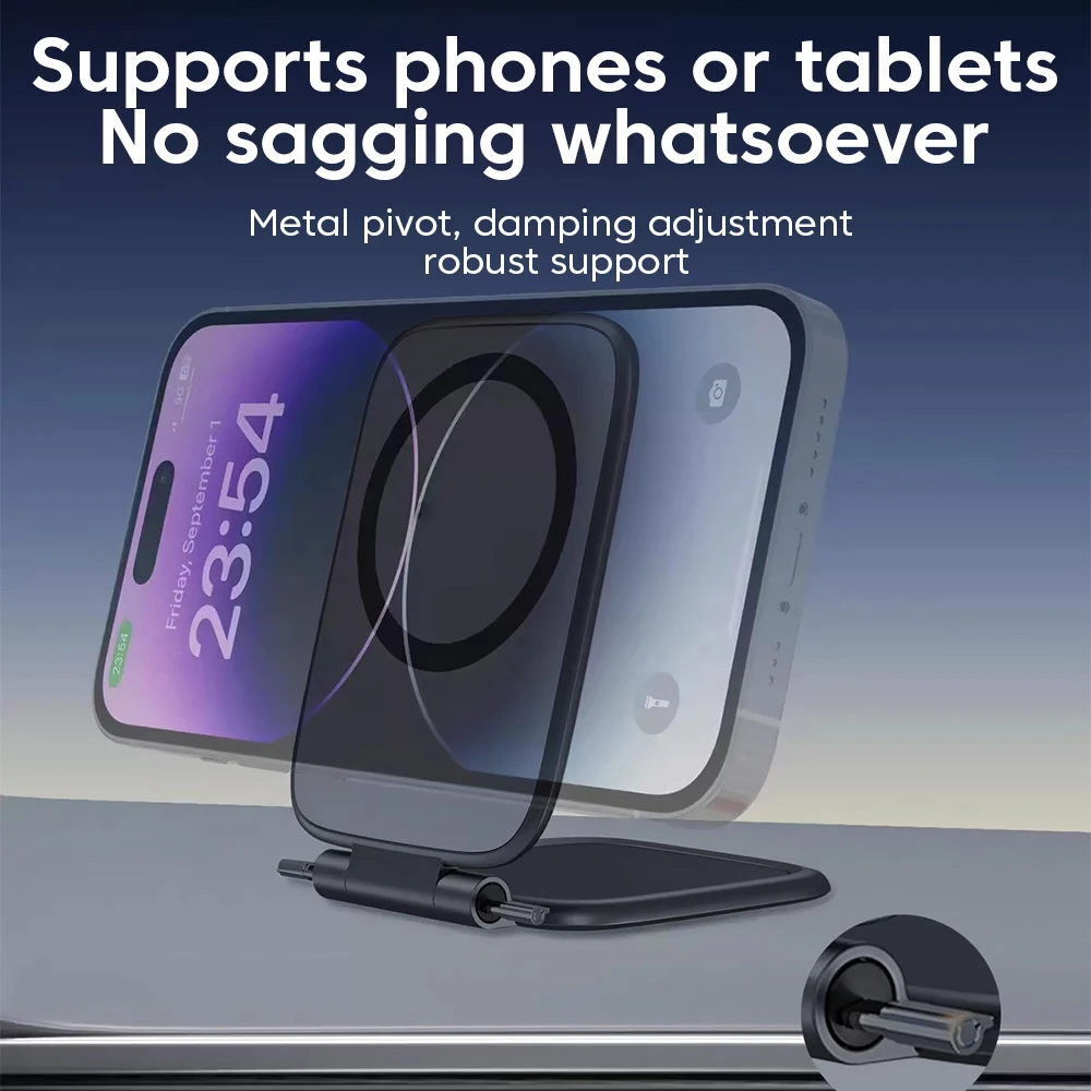 Soporte Magnético Ultrafino y Plegable para Celular de Auto - Imagen 3