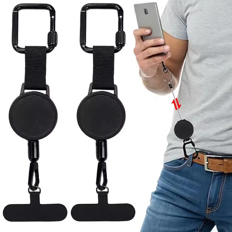 Correa Retráctil Antirrobo para Teléfono con Clip de Seguridad - Imagen 4