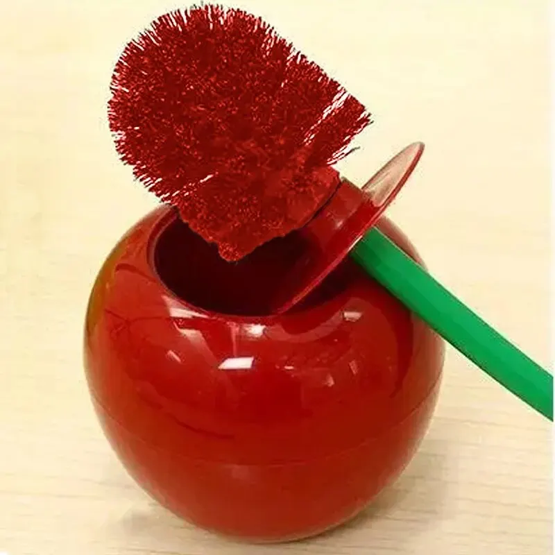 Escobilla de Baño con Soporte Diseño Cereza - Imagen 3