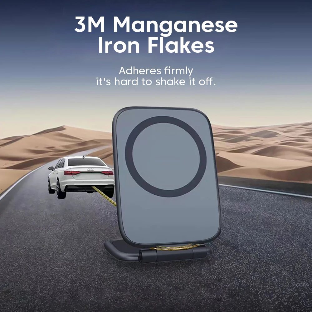 Soporte Magnético Ultrafino y Plegable para Celular de Auto - Imagen 2