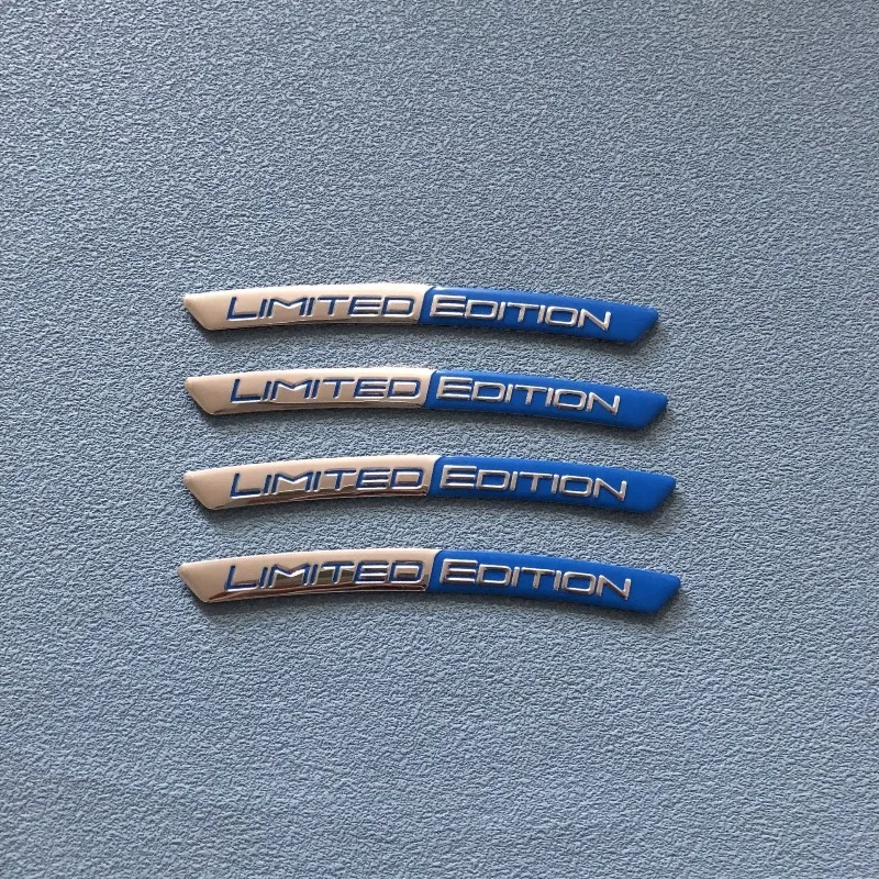 Set de 4 Adhesivos Decorativos Limited Edition para Llantas de Automóvil - Imagen 5