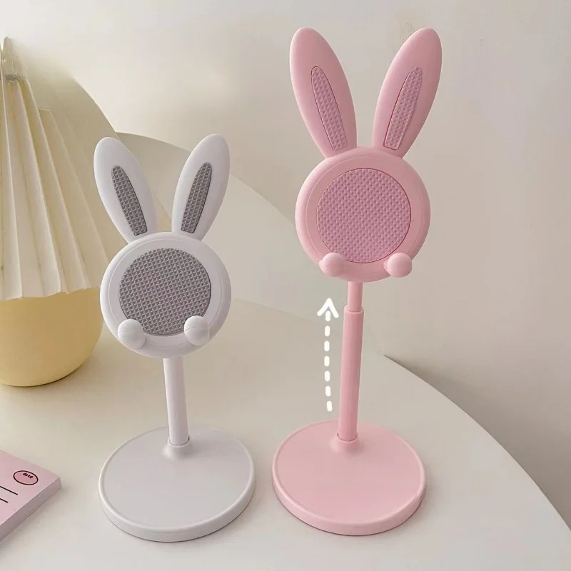 Soporte de Escritorio Ajustable para Celular con Diseño de Conejo - Imagen 4