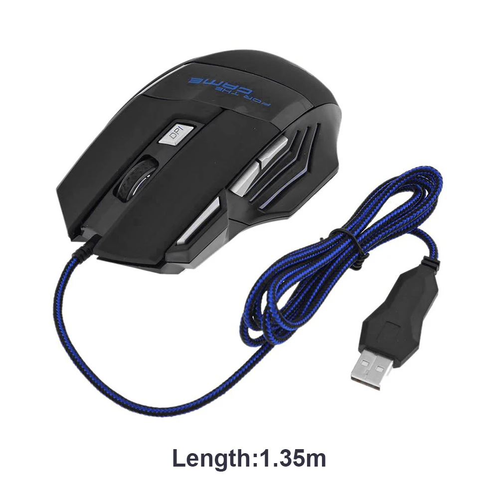 Mouse Gamer USB con Cable, 7 Botones, Iluminación RGB y DPI Ajustable - Imagen 7