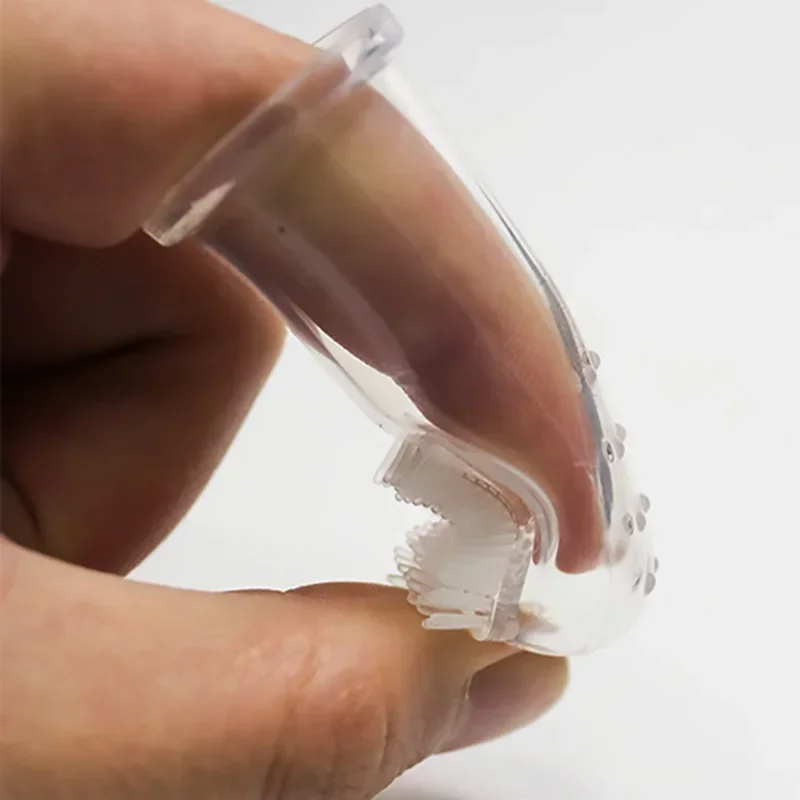 Cepillo Dental Doble de Silicona para Perros y Gatos - Imagen 5