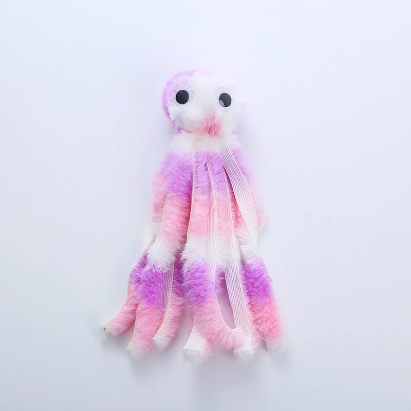Juguete de Peluche con Forma de Pulpo para Gatos – Suave e Interactivo - Imagen 2