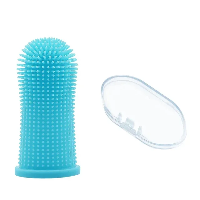 Cepillo Dental de Silicona para Dedo para Perros y Gatos - Imagen 8