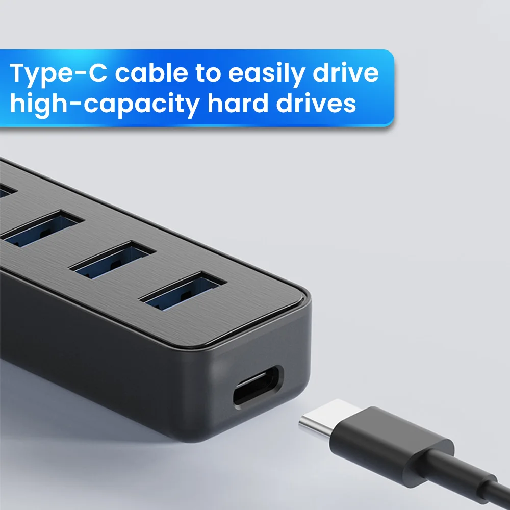 Hub USB 3.0 de 4 Puertos con Alimentación USB-C - Imagen 6