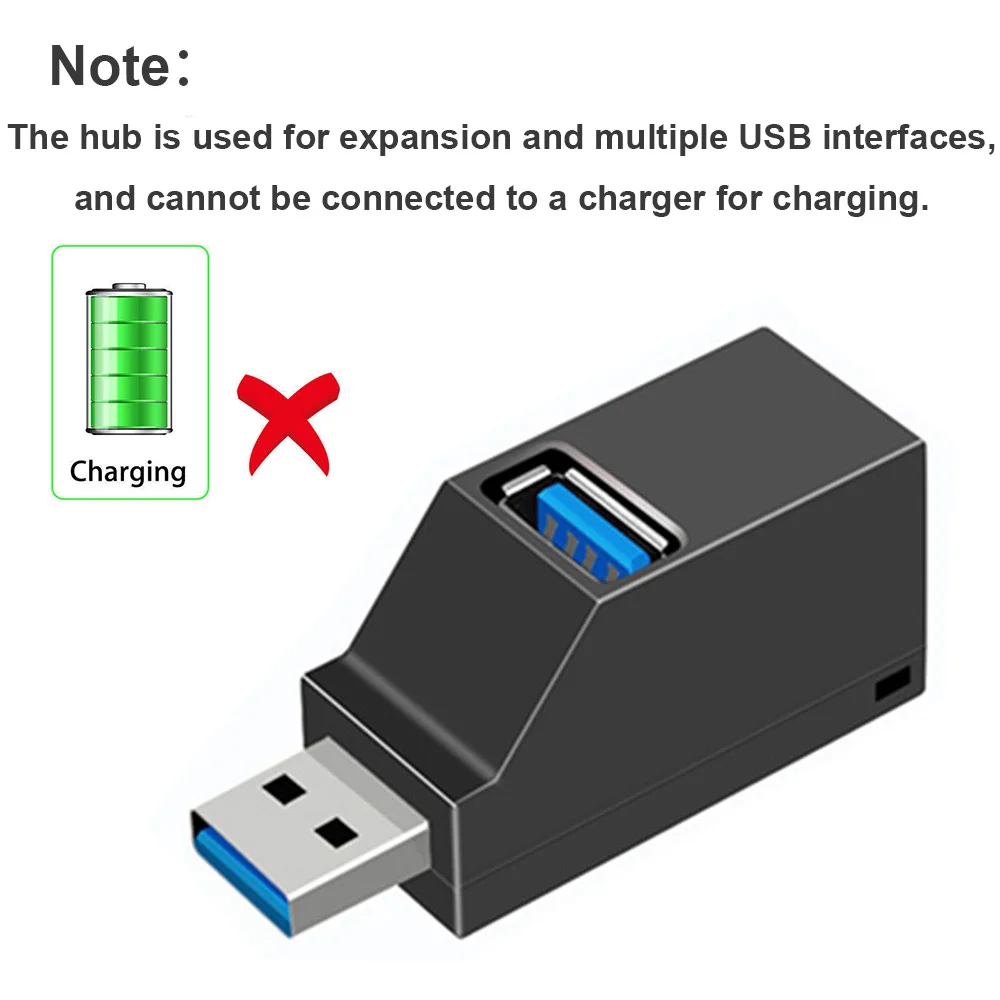 Adaptador Hub USB 3.0 de 3 Puertos para Computador y Noteboo - Imagen 4
