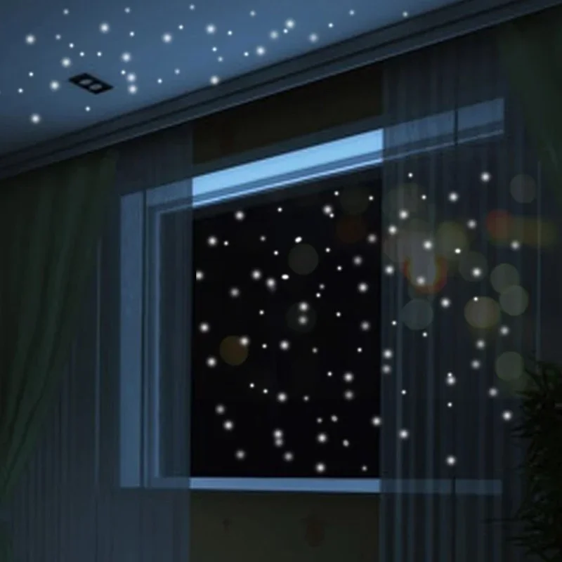 Set de 407 Estrellas Fluorescentes Adhesivas que Brillan en la Oscuridad - Imagen 2