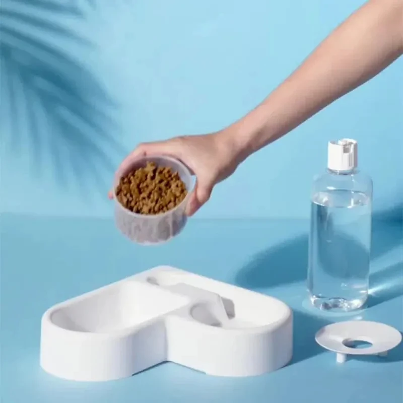 Comedero y Bebedero Automático 2 en 1 para Perros y Gatos - Imagen 2