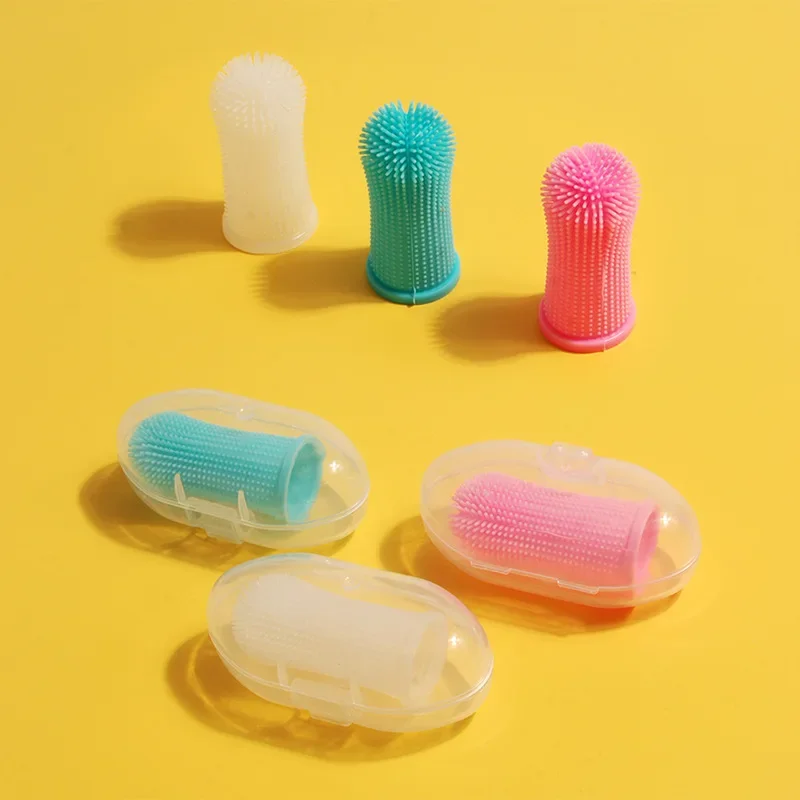 Cepillo Dental de Silicona para Dedo para Perros y Gatos - Imagen 5