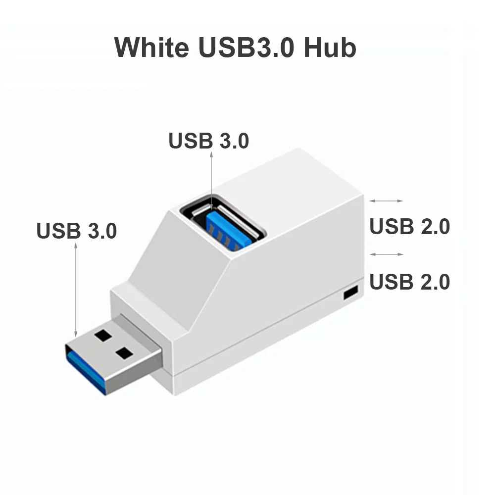 Adaptador Hub USB 3.0 de 3 Puertos para Computador y Noteboo - Imagen 8