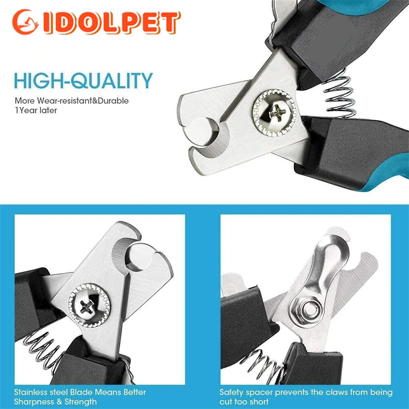 Cortauñas Profesional para Perros y Gatos con Protector de Segurida - Imagen 2