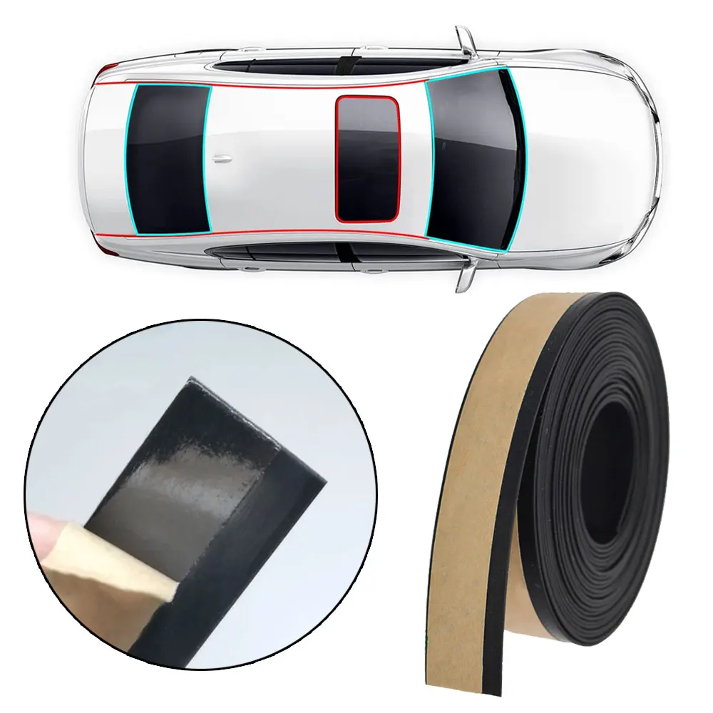 Tira de Sellado Impermeable para Ventanas y Puertas de Automóvil - Imagen 5