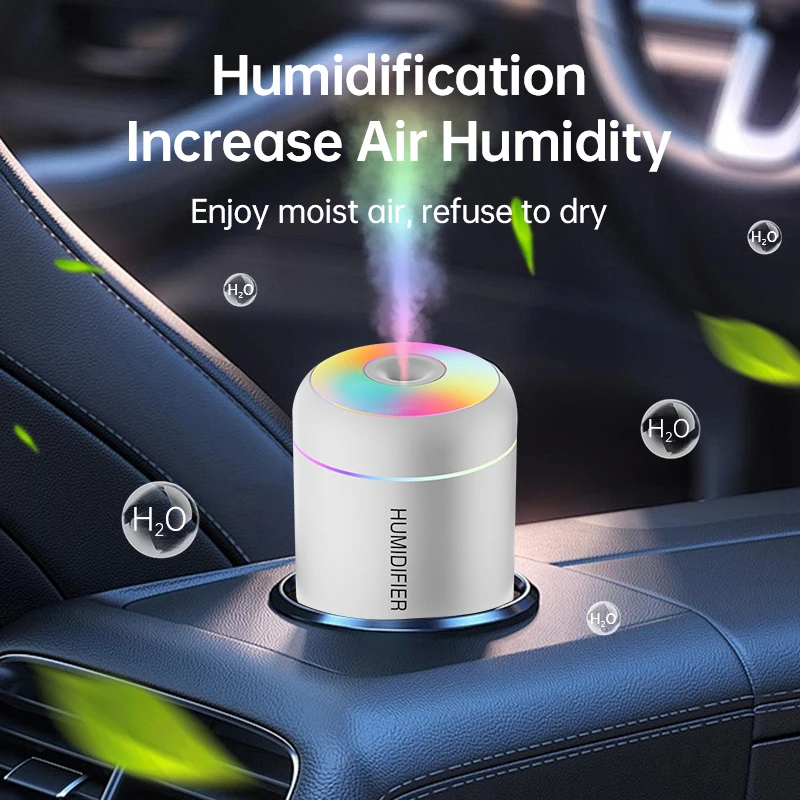 Mini Humidificador USB de 180 ml con Luz LED Multicolor - Imagen 2