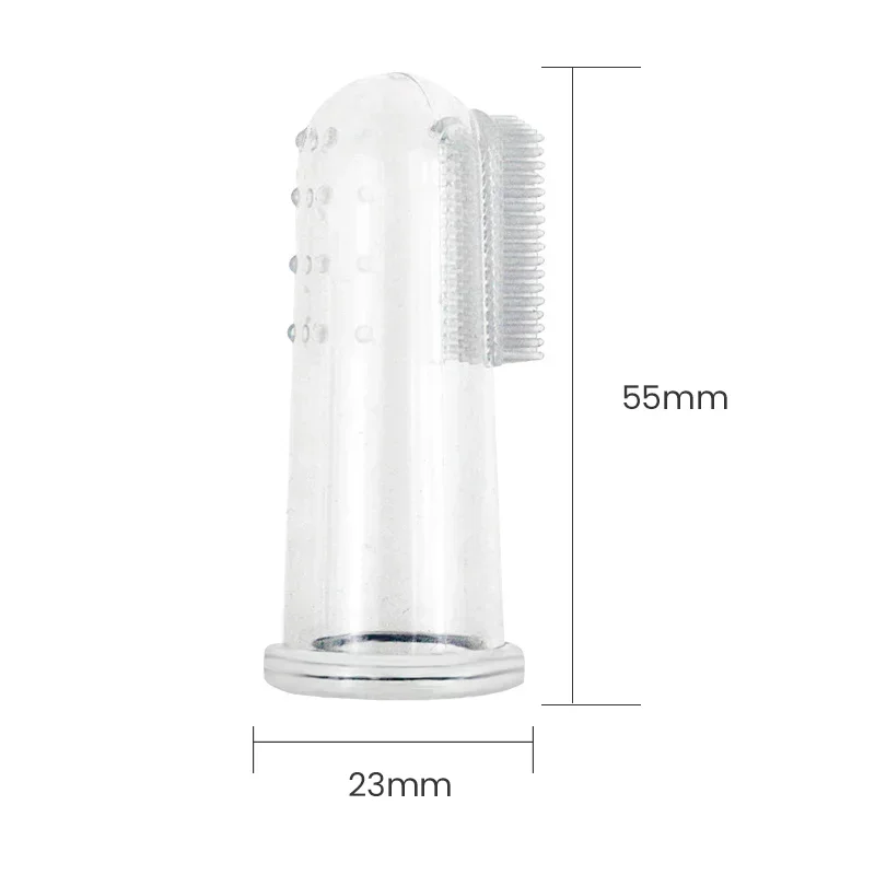 Cepillo Dental Doble de Silicona para Perros y Gatos - Imagen 2