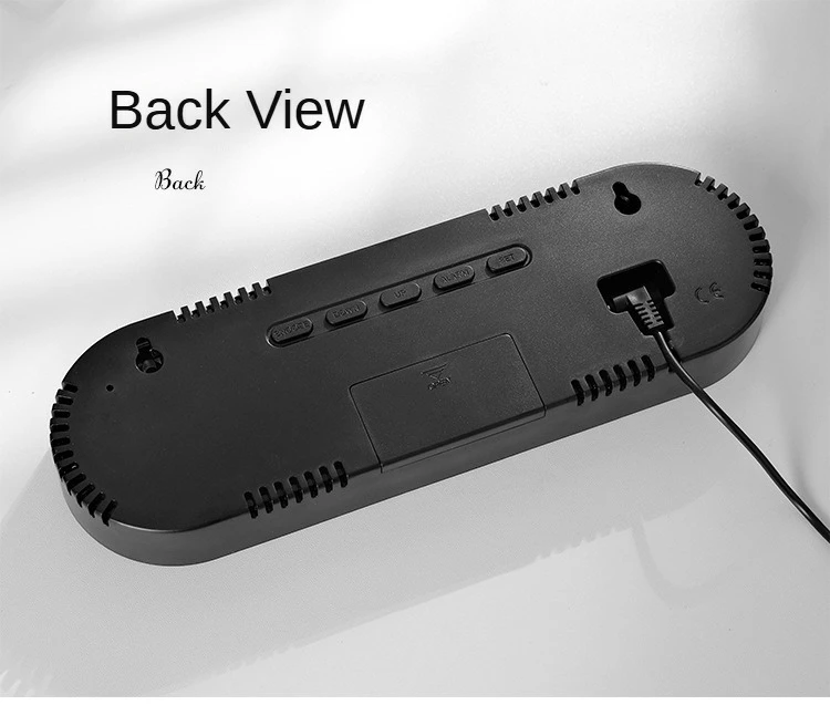 Reloj Digital LED de Pared con Fecha, Temperatura y Alarma - Imagen 6