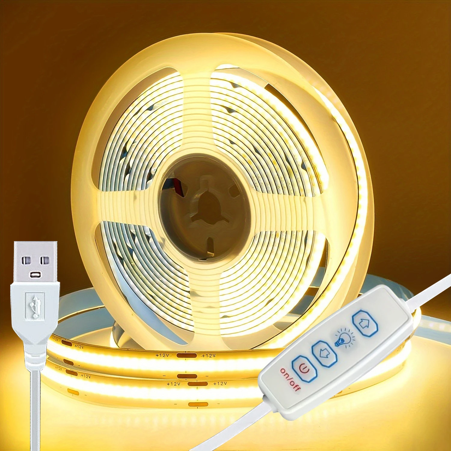 Tira LED COB USB 5V Regulable para TV, Espejos y Decoración - Imagen 6