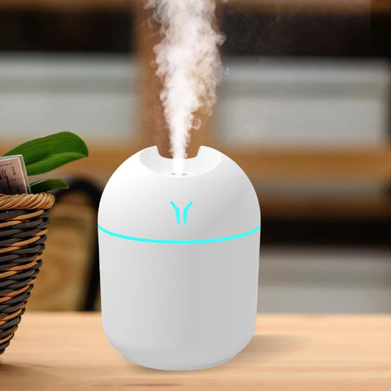 Humidificador Ultrasónico USB de 250 ml con Luz LED
