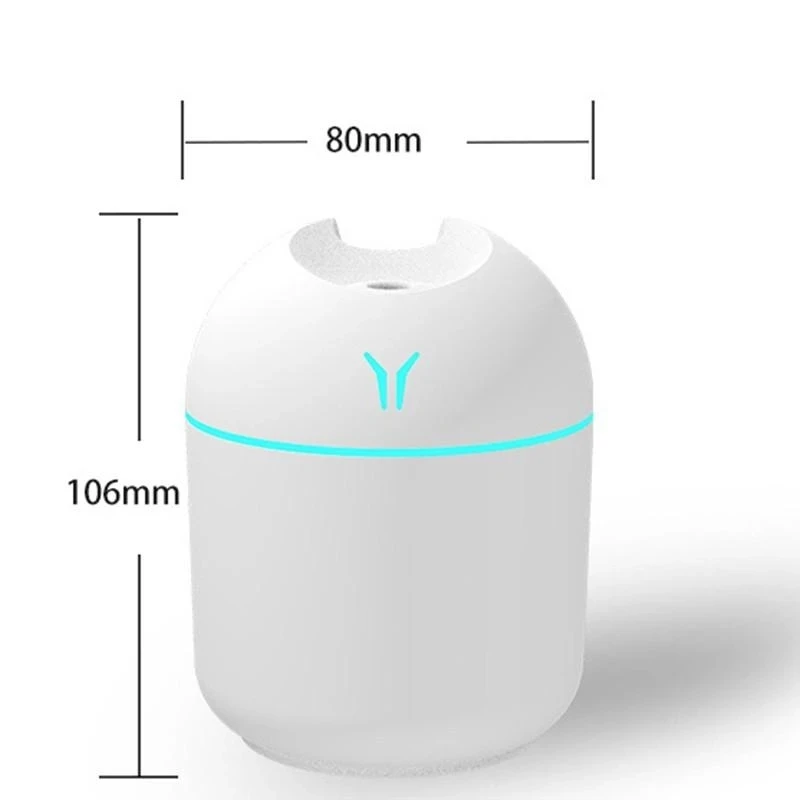 Humidificador Ultrasónico USB de 250 ml con Luz LED - Imagen 4