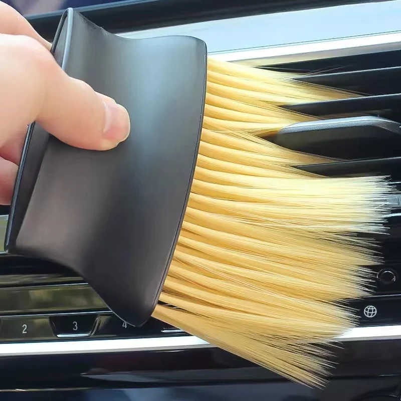 Cepillo Suave para Limpieza Interior de Automóvil y Rejillas de Ventilación