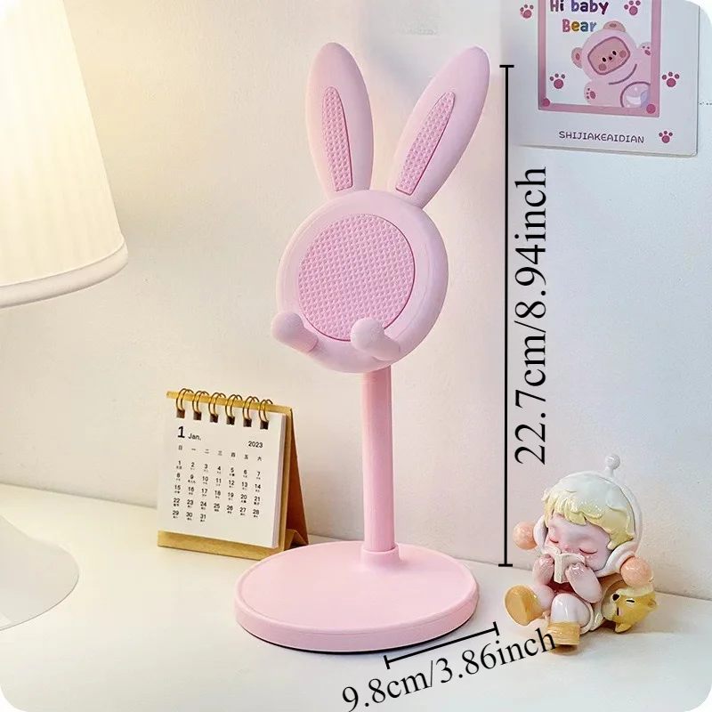 Soporte de Escritorio Ajustable para Celular con Diseño de Conejo - Imagen 2