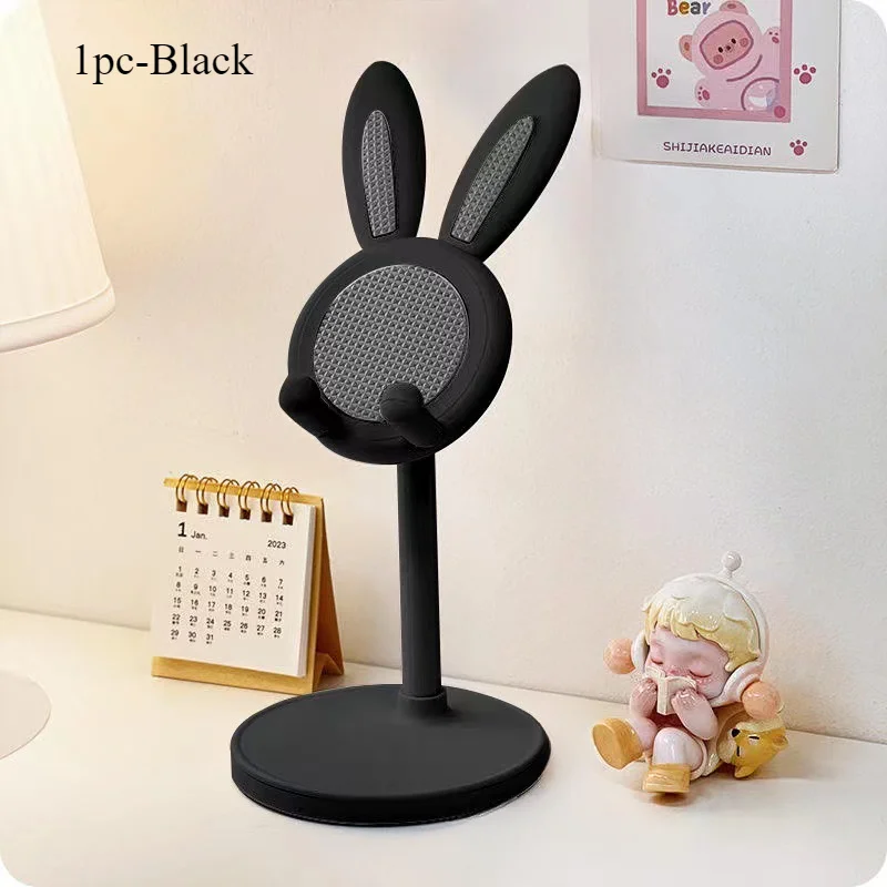 Soporte de Escritorio Ajustable para Celular con Diseño de Conejo - Imagen 11