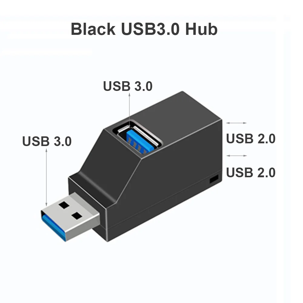 Adaptador Hub USB 3.0 de 3 Puertos para Computador y Noteboo - Imagen 9