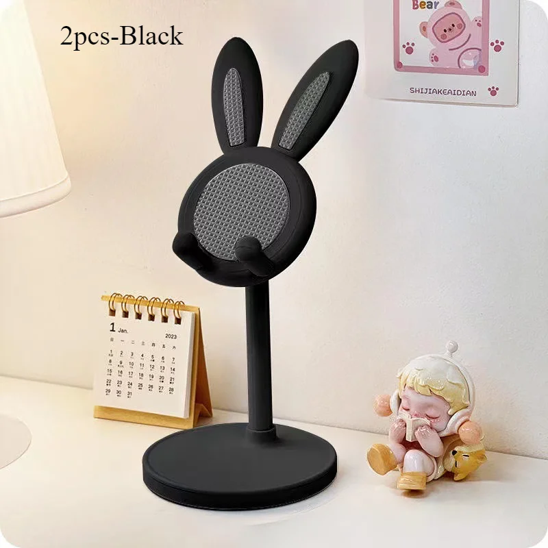 Soporte de Escritorio Ajustable para Celular con Diseño de Conejo - Imagen 10