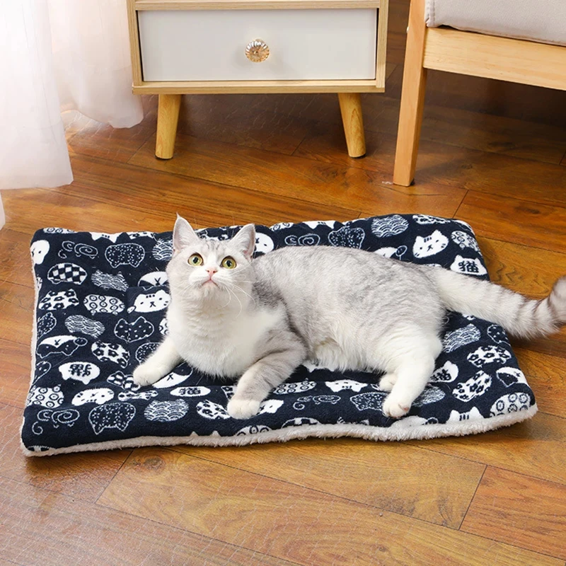 Colchoneta Acolchada para Perros y Gatos – Suave, Lavable y Transpirable