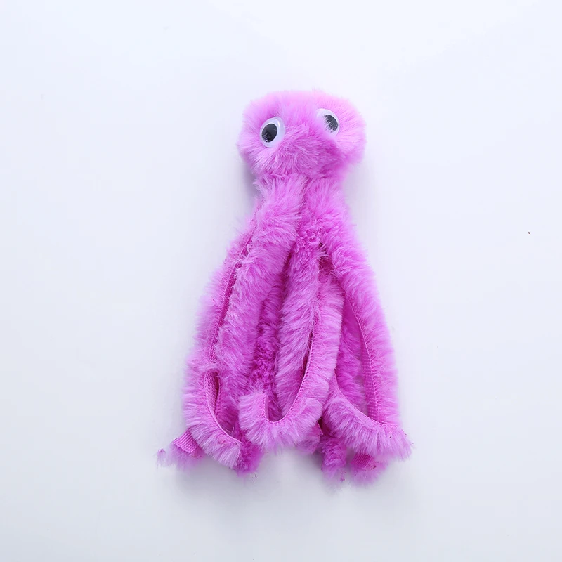 Juguete de Peluche con Forma de Pulpo para Gatos – Suave e Interactivo - Imagen 3