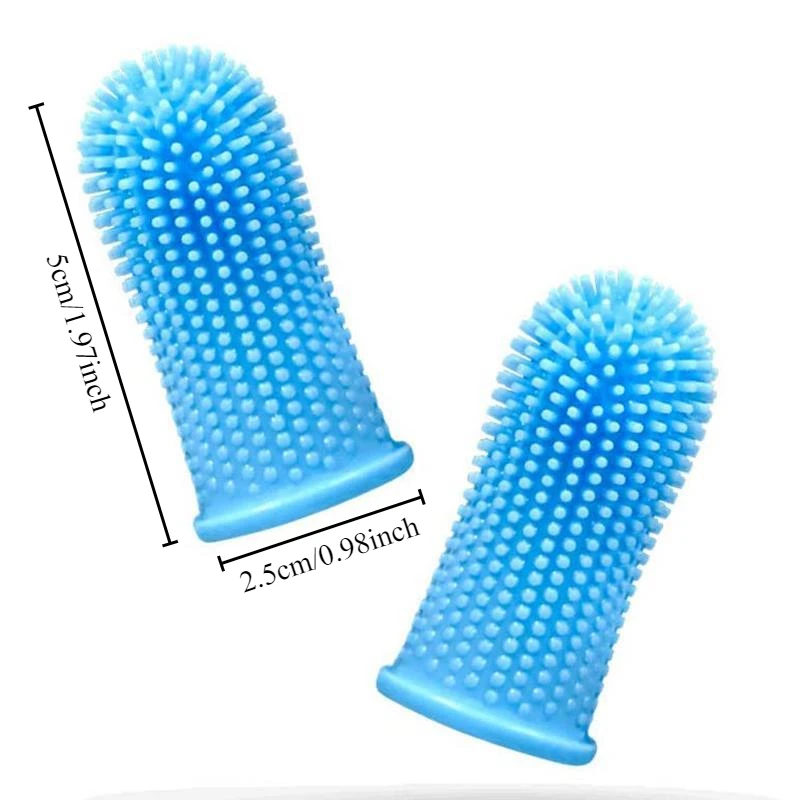 Cepillo Dental de Silicona para Dedo para Perros y Gatos - Imagen 6