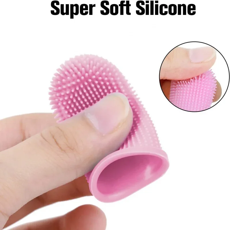 Cepillo Dental de Silicona para Dedo para Perros y Gatos - Imagen 2