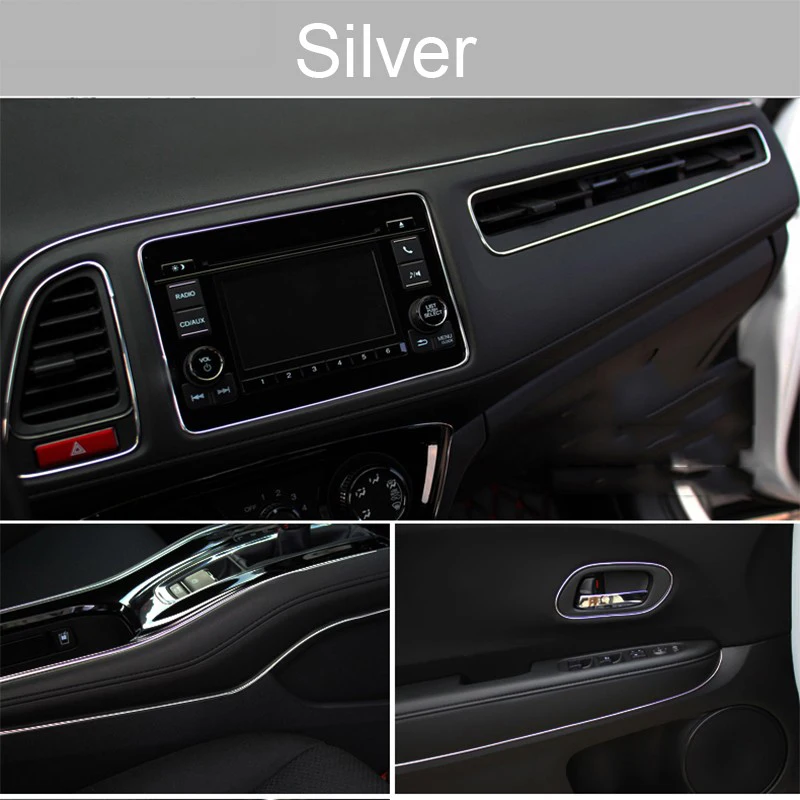 Moldura Decorativa Flexible de 3 Metros para Interior de Automóvil