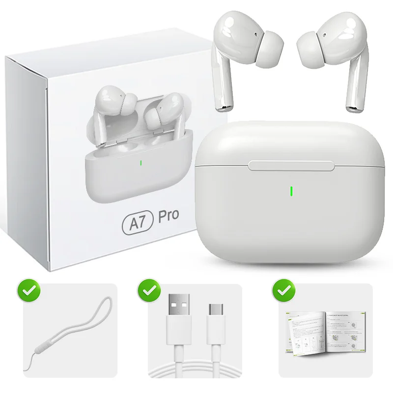 Audífonos Bluetooth TWS con Estuche de Carga y Reducción de Ruido
