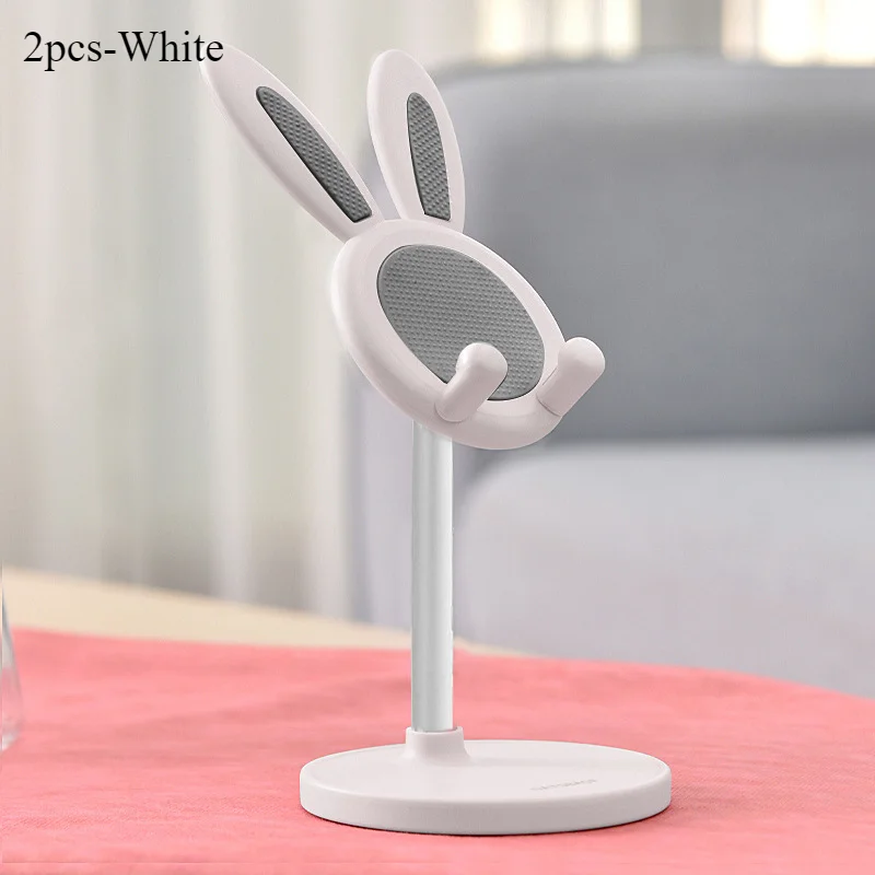 Soporte de Escritorio Ajustable para Celular con Diseño de Conejo - Imagen 8