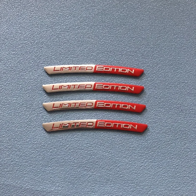 Set de 4 Adhesivos Decorativos Limited Edition para Llantas de Automóvil - Imagen 4